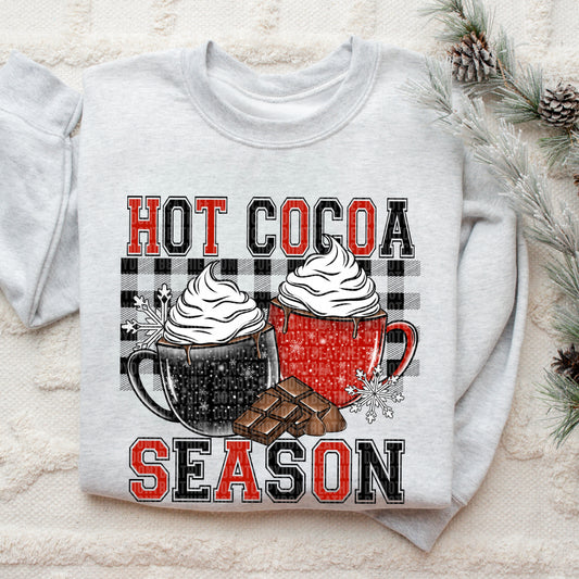 Hot Cocoa Season Buffalo Plaid