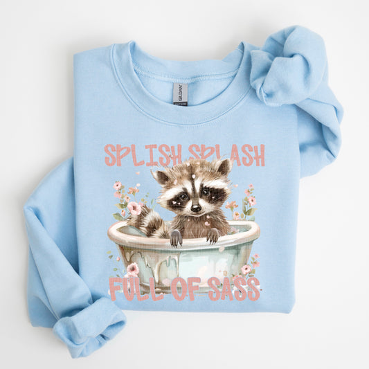 Splish Splash Full Of Sass Racoon