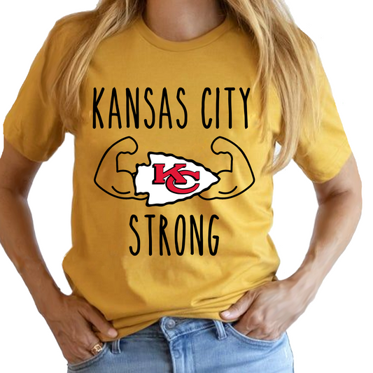 Kansas City Strong Muscles DTF Transfer