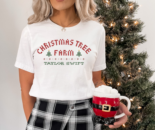 Christmas Tree Farm Taylor DTF Transfer