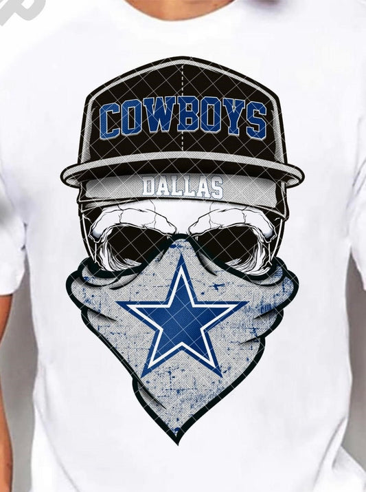 Dallas Cowboys Skull Bandana