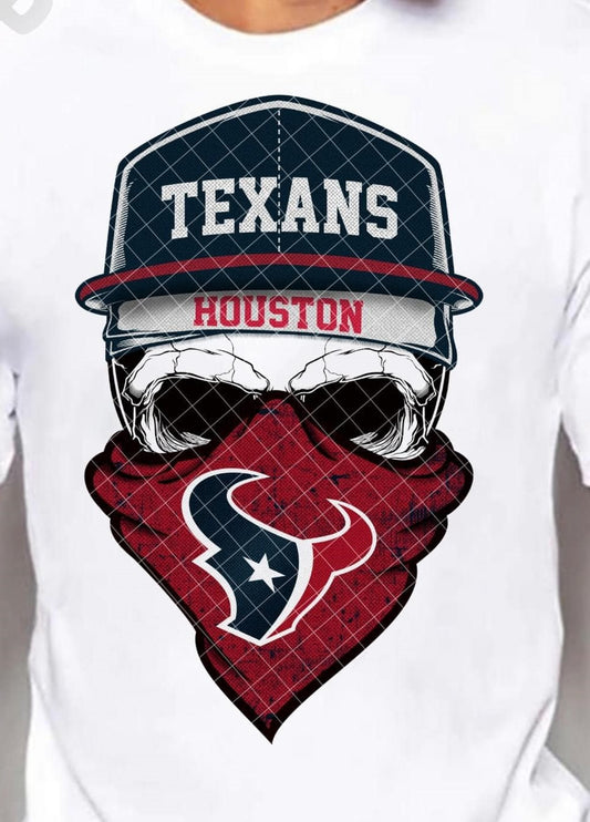 Houston Texans Skull Bandana