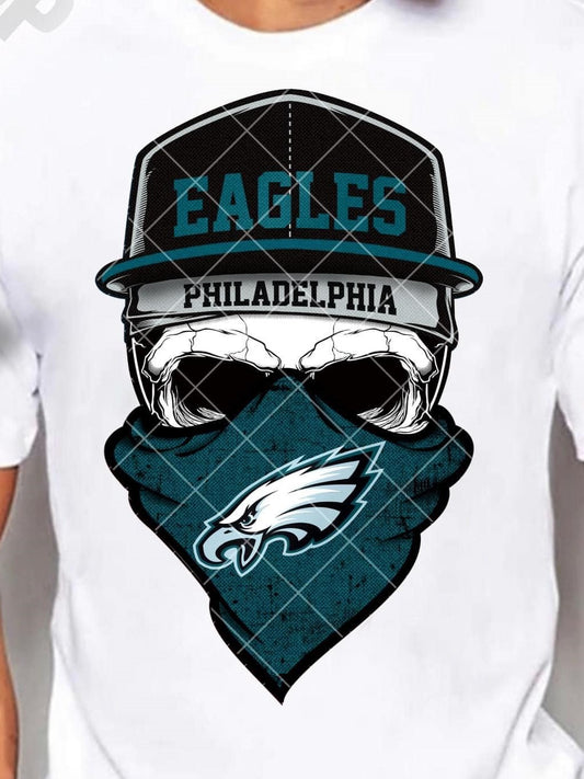 Philadelphia Eagles Skull Bandana