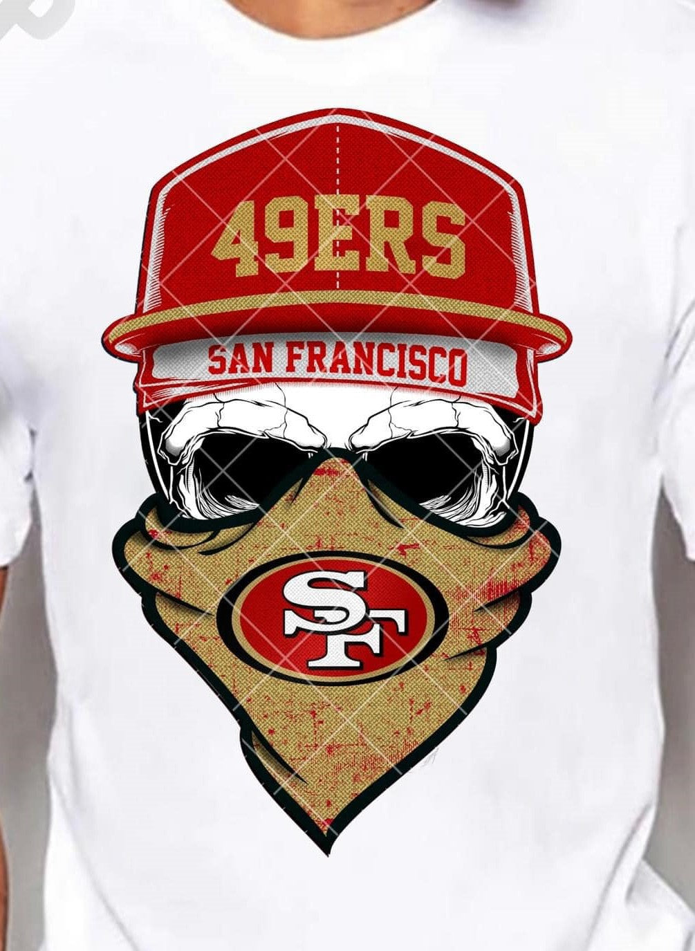 San Francisco 49ers Skull Bandana