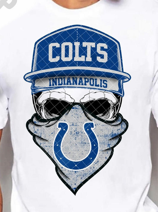 Indianapolis Colts Skull Bandana