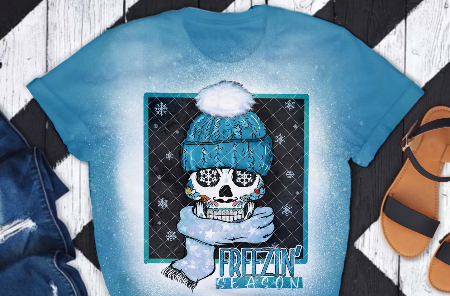 Freezin' Season Blue DTF Transfer