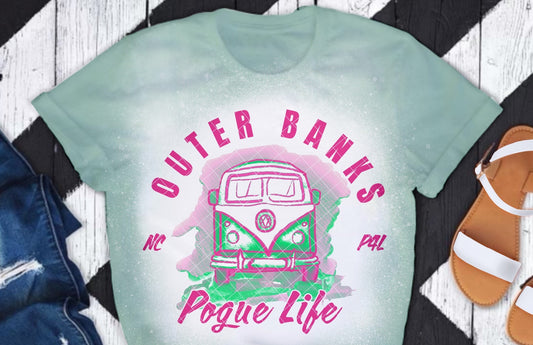 Outer Banks Pogue Life PINK DTF Transfer