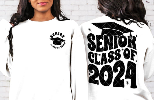 Senior Class Of 2024 with Senior Class Of 2024 pocket DTF Transfer