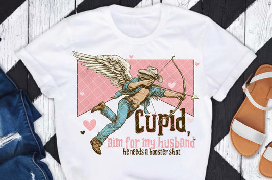 Cupid Aim for My Husband DTF Transfer