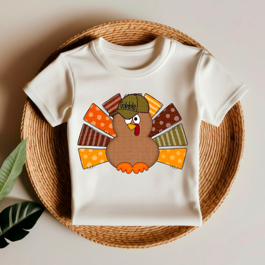 Gobble Cap Colorful Turkey