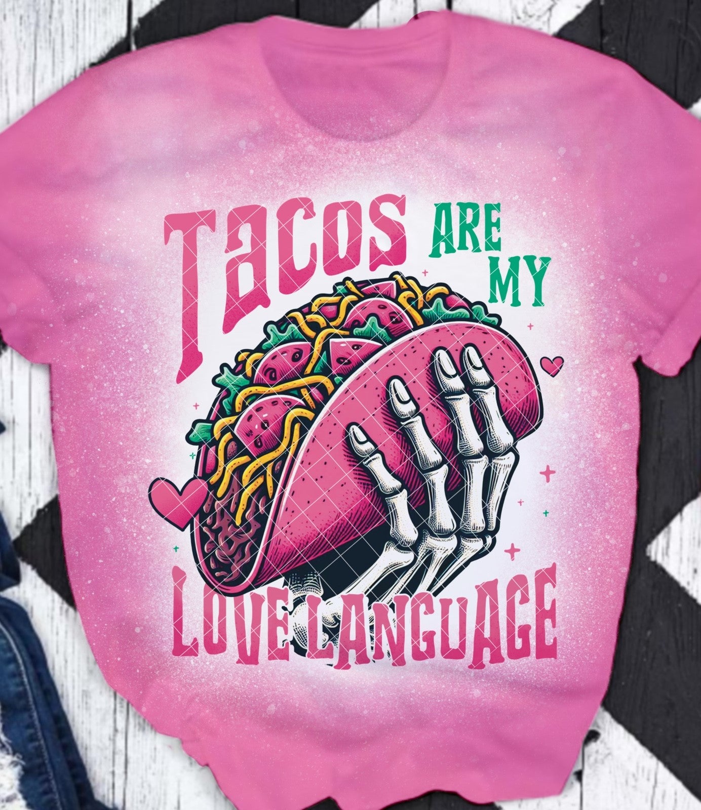 Tacos Are My Valentine DTF Transfer