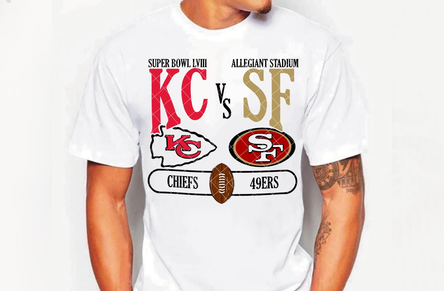 Chiefs vs. 49ers Superbowl LVIII DTF Transfer