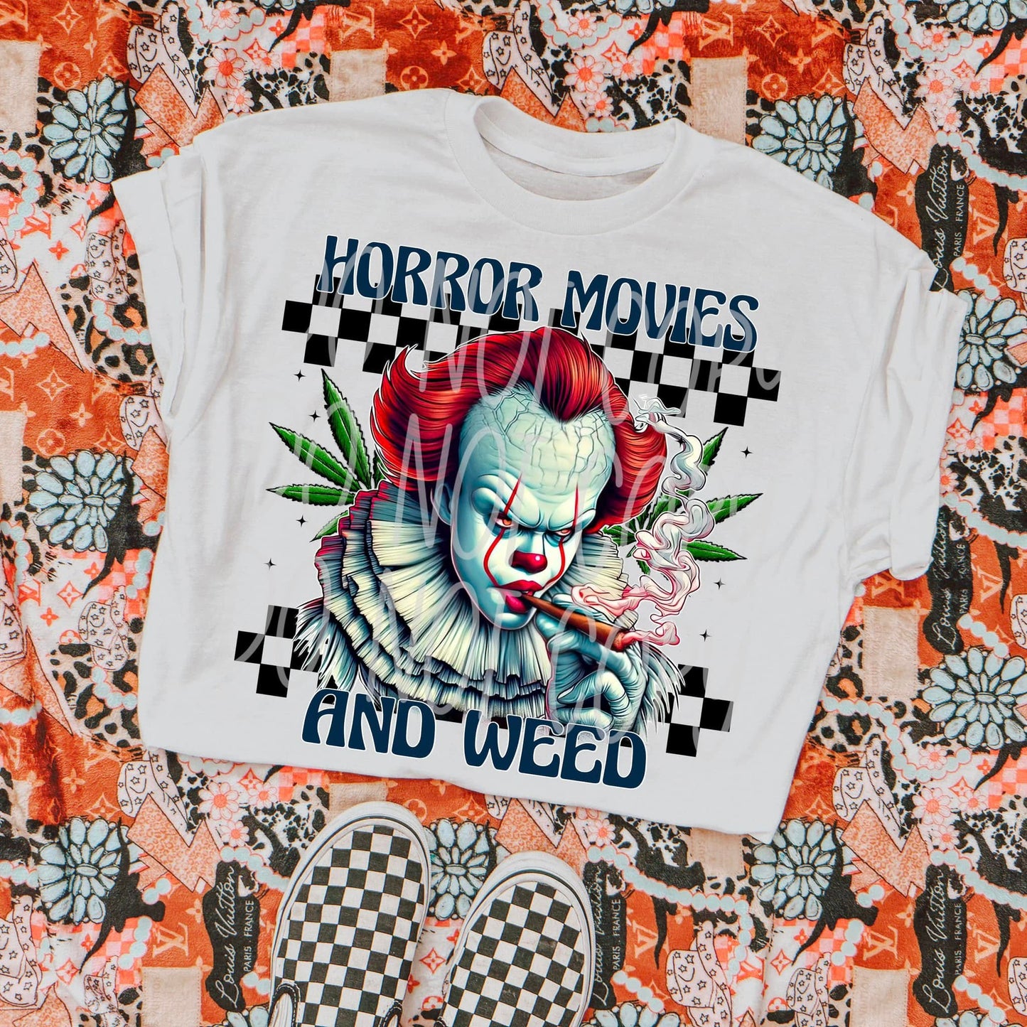 Horror Movies And Weed Clown