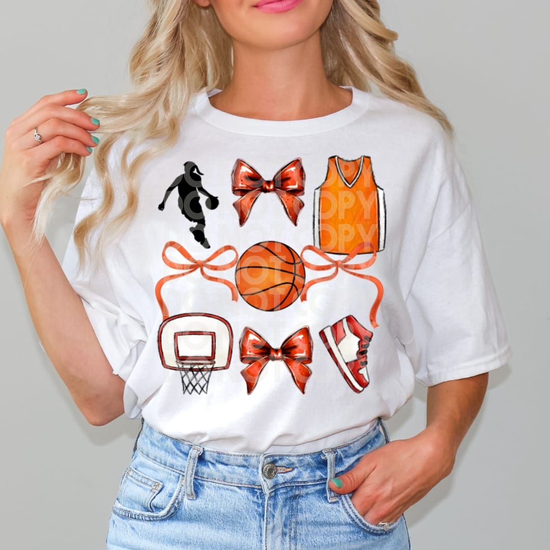 Basketball Girl Coquette DTF Transfer