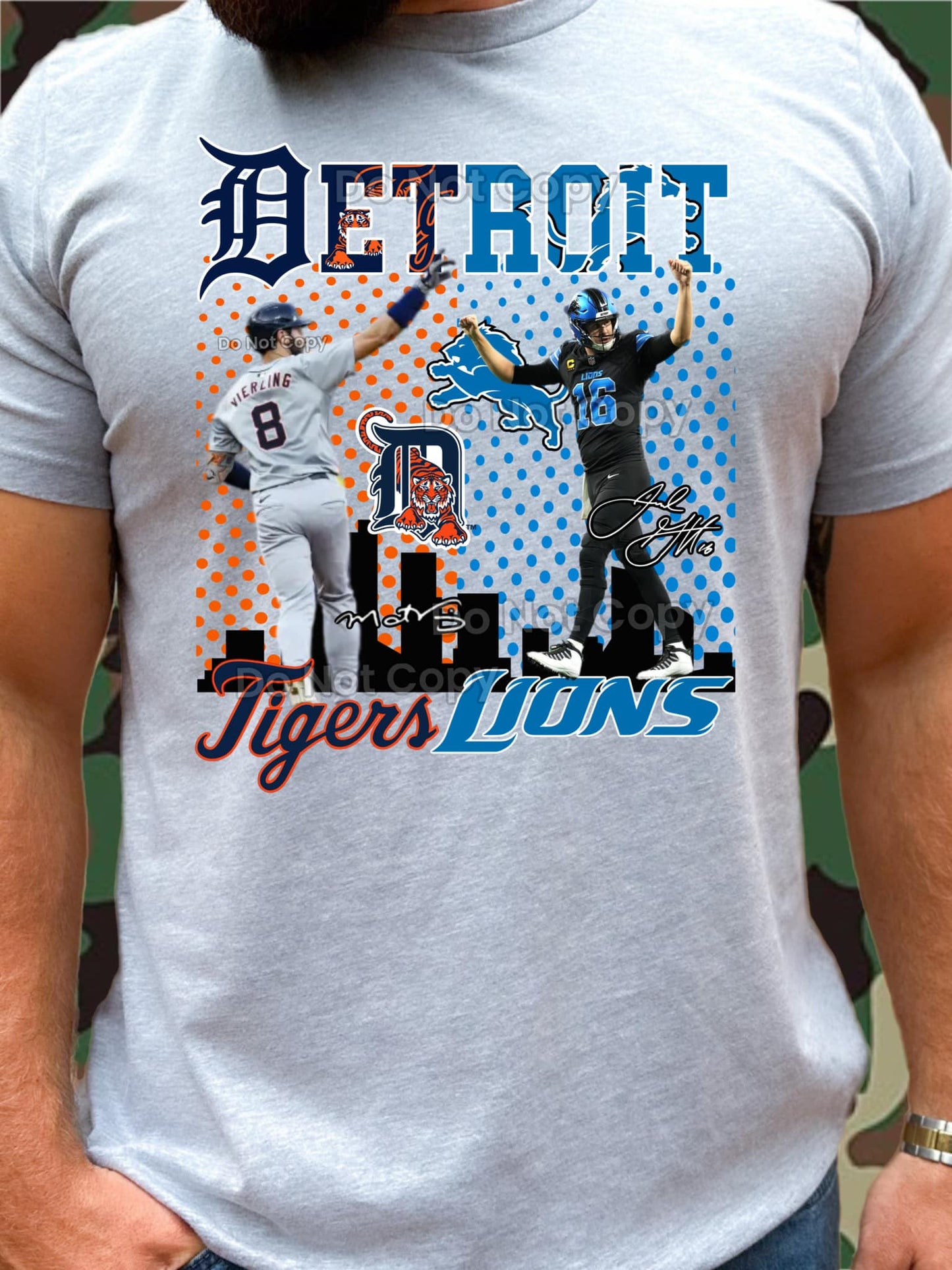 Detroit Tigers and Lions Vierling