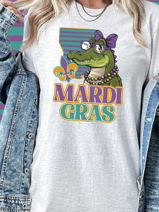 Mardi Gras DTF Transfer