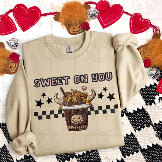 Faux Highland Cow Sweet on You