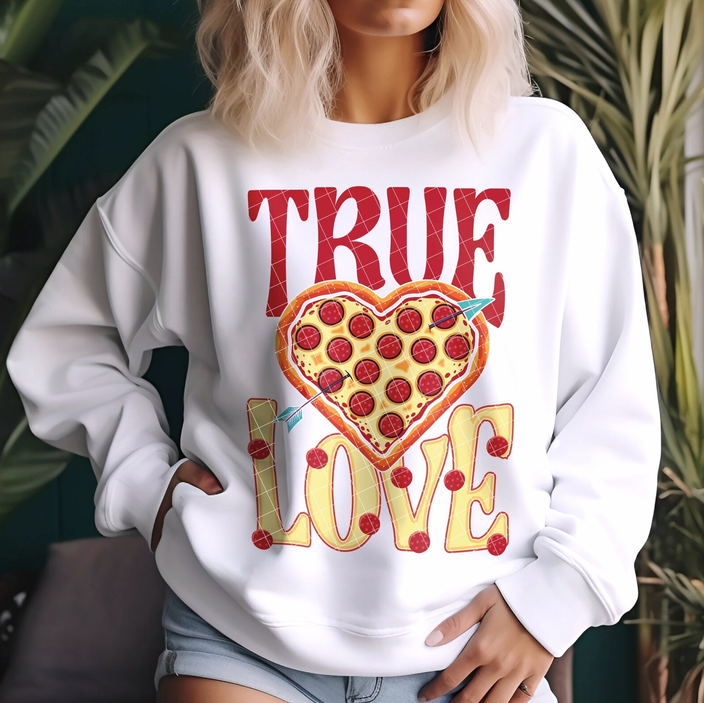 True Love Pizza Heart