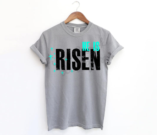 He Is Risen Blue