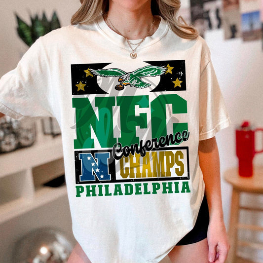 Eagles NFC Champs Gold