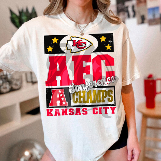 Chiefs AFC Champs Gold