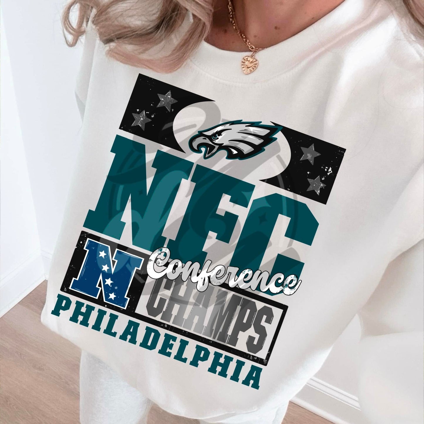 Eagles NFC Champs Gray