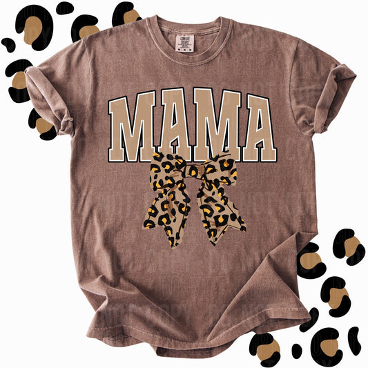 Mama Leopard Coquette Bow