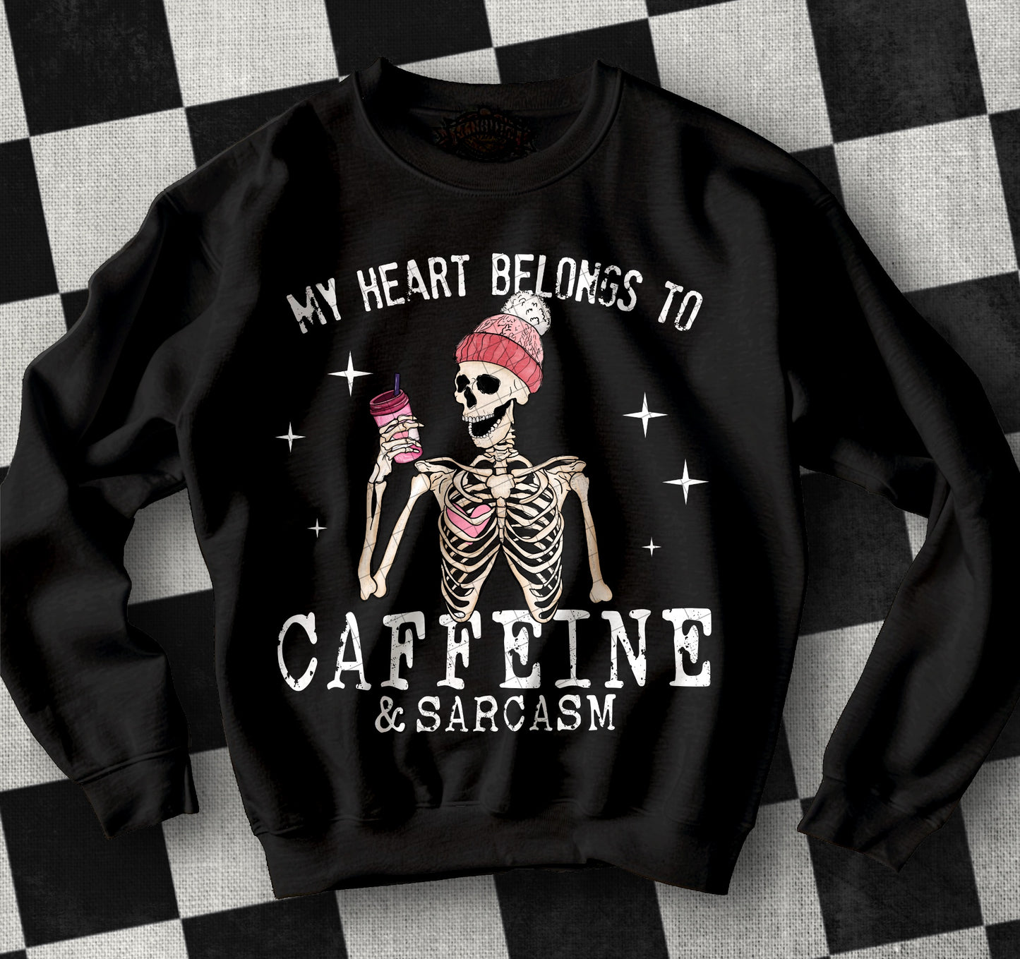 My heart belongs to caffeine and sarcasm