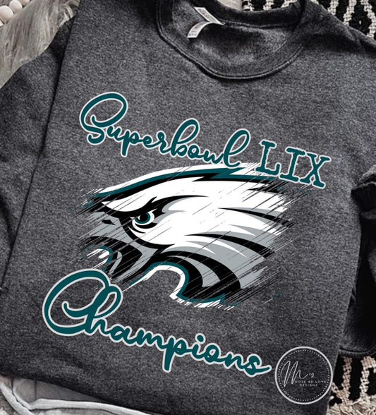 Philly Eagles SB LIX Champions Script