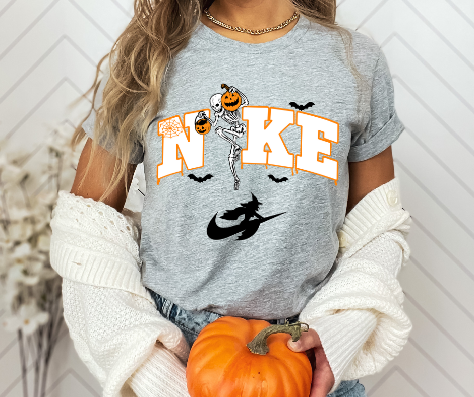 Nike Skeleton Halloween DTF Transfer