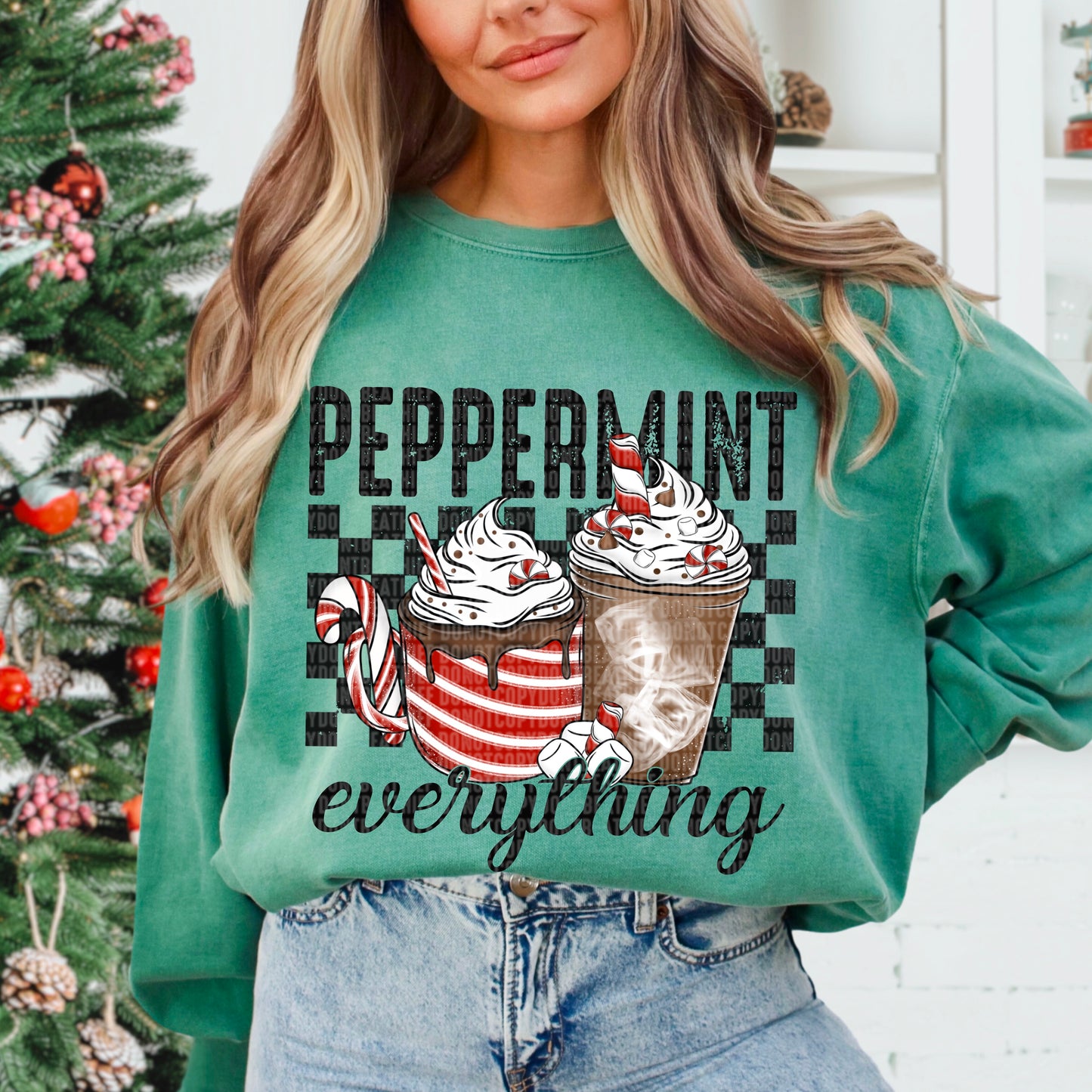 Peppermint Everything Checkered