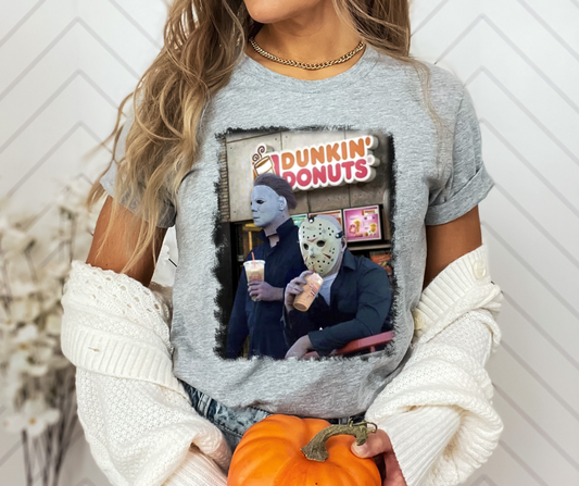 Dunkin Donuts Halloween DTF Transfer