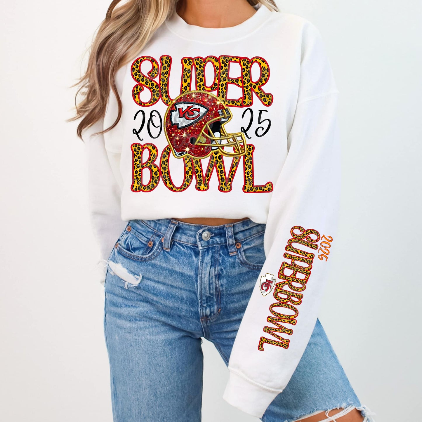 Superbowl Leopard Chiefs (Sleeves Sold Separately)