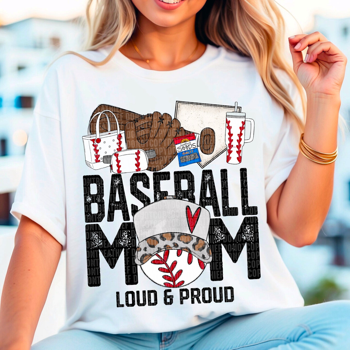 Loud and Proud Baseball Mom