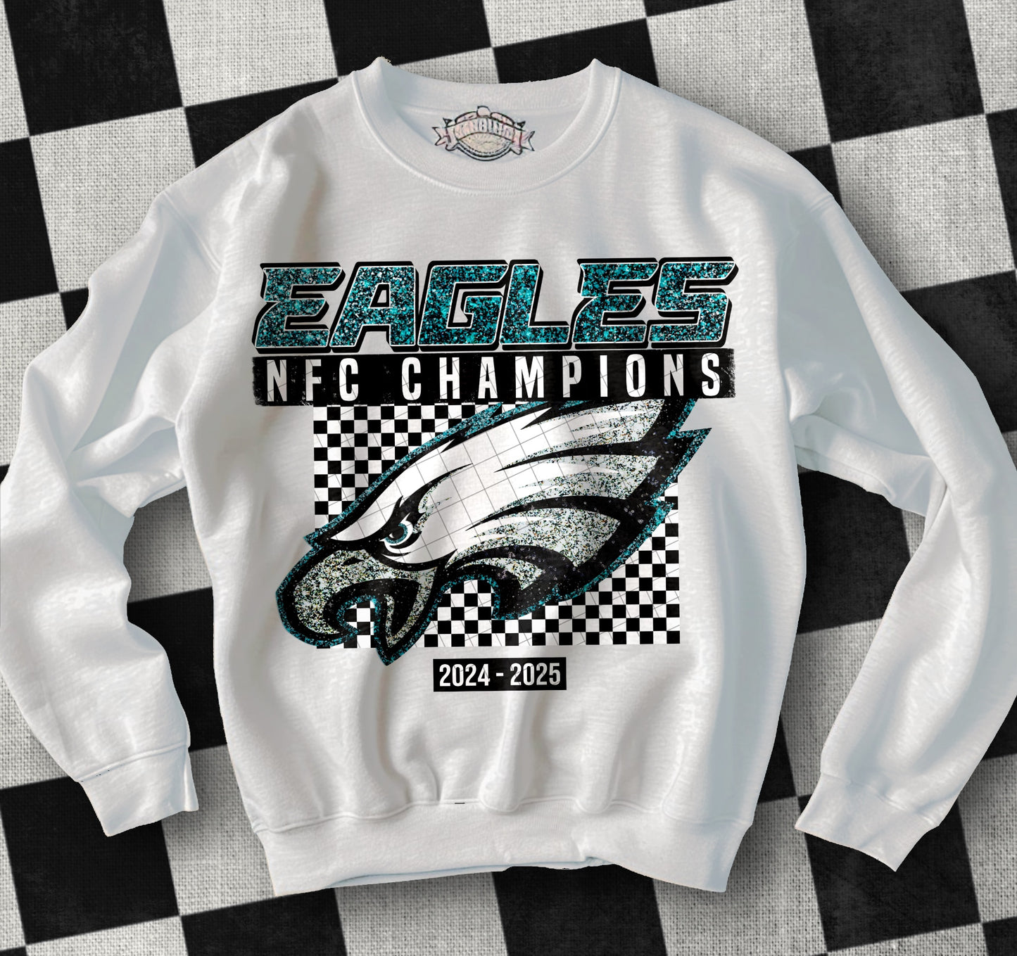 Eagles NFC Champions Faux Glitter