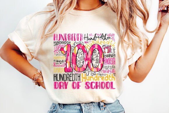 Hundredth 100 Days Of School DTF Transfer