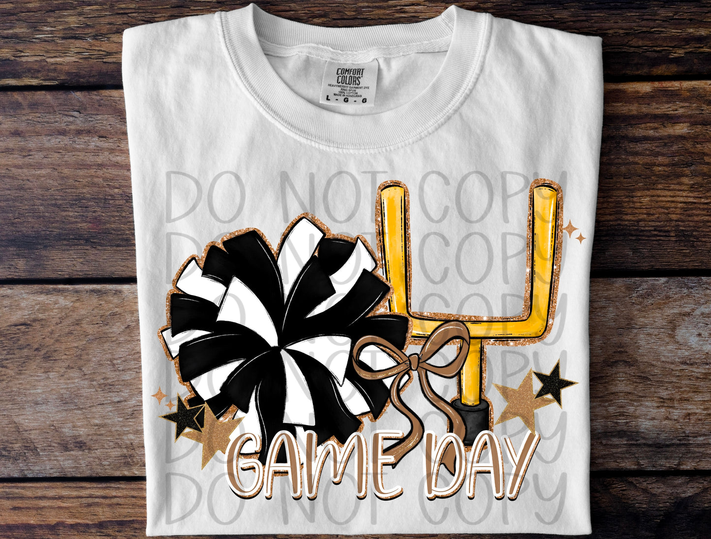 Game Day Gold Bow Sport Dropdown