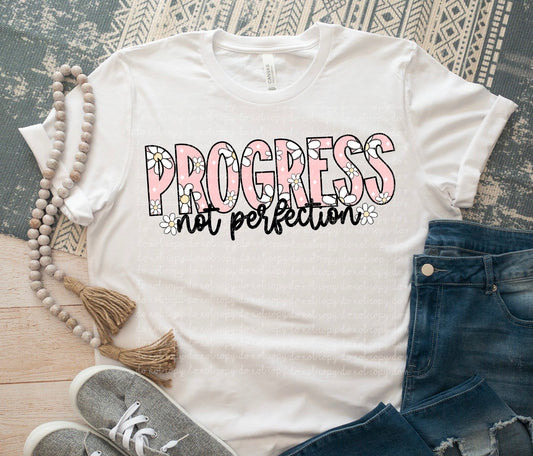 Progress Not Perfection DTF Transfer