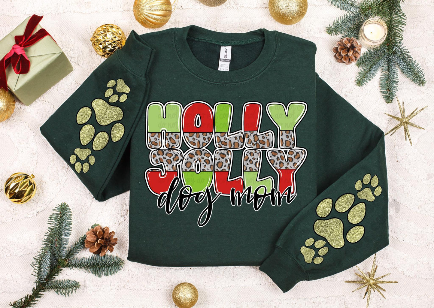 Holly Jolly Dog Mom