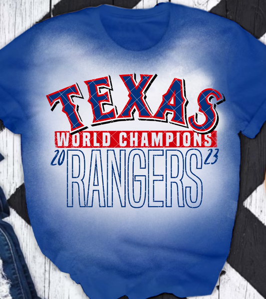 Texas Rangers World Champions 2023 DTF Transfer