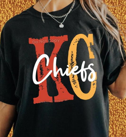 KC Chiefs Distressed