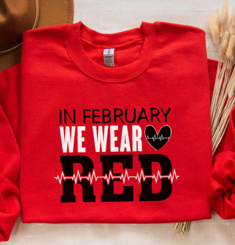 In February We Wear Red Heartbeat White