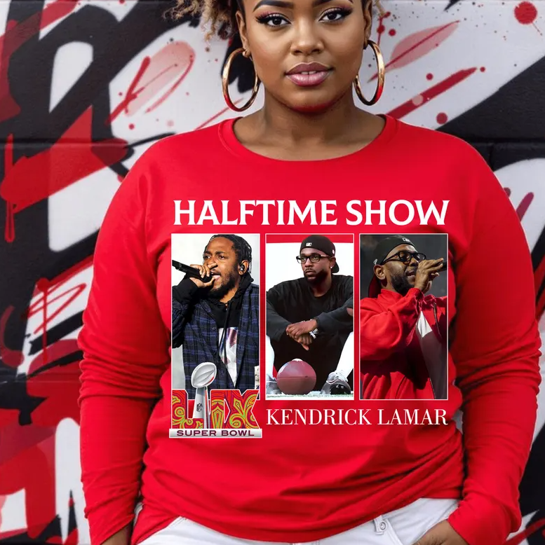 Kendrick Lamar Halftime Show Super Bowl LIX Trio