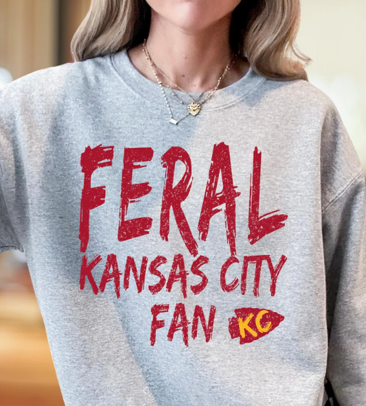 Feral Kansas City Fan Red