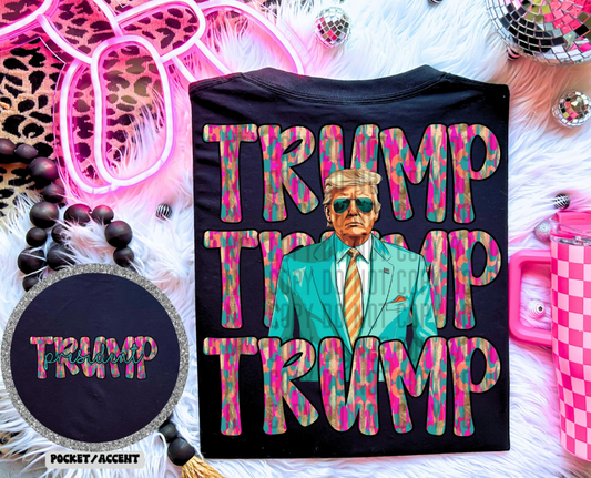 Colorful Stacked Trump (Pocket Sold Separately)