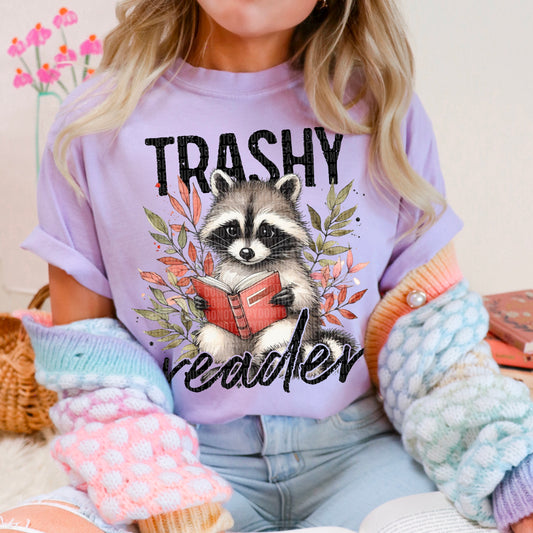 Trashy Reader Raccoon Floral