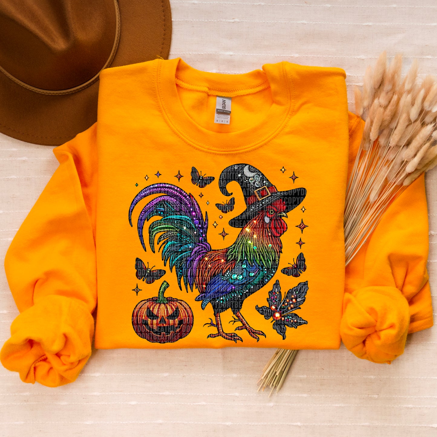 Sequin Chicken Pumpkin