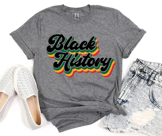Black History Retro DTF Transfer