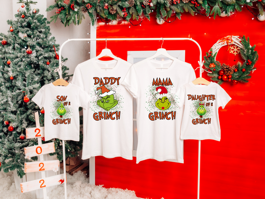 Grinch Family DTF Transfer