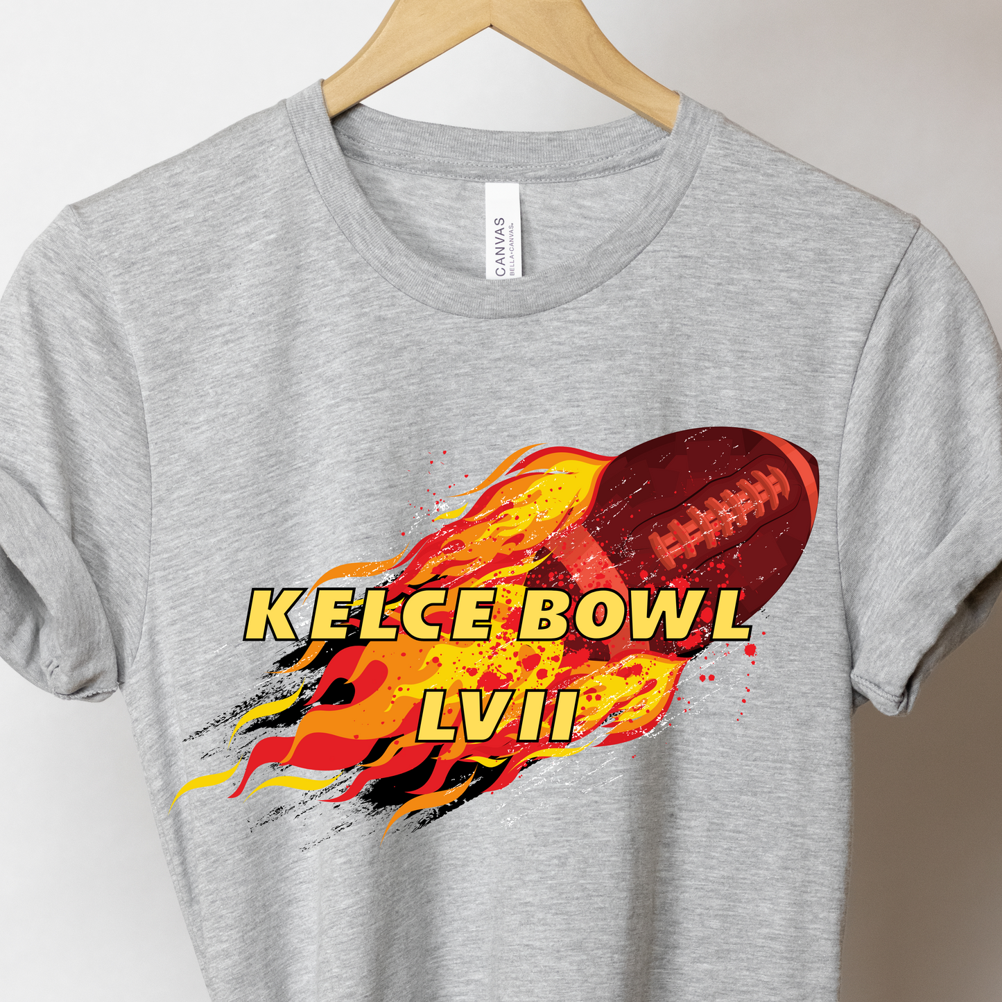 Kelce Bowl LVII Fire DTF Transfer